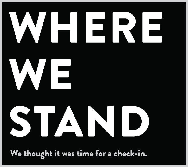 Where We Stand: An Update
