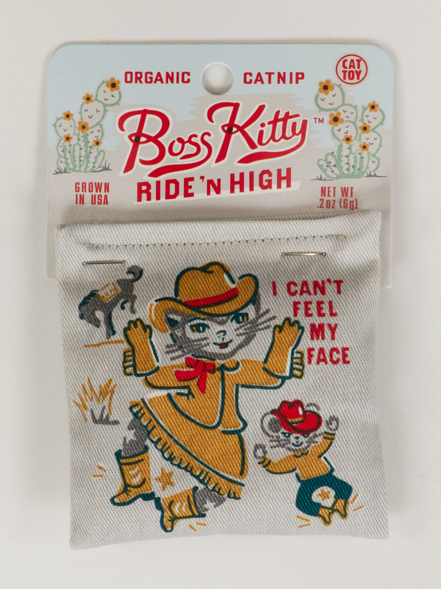 Boss Kitty Catnip Toy – Blue Q