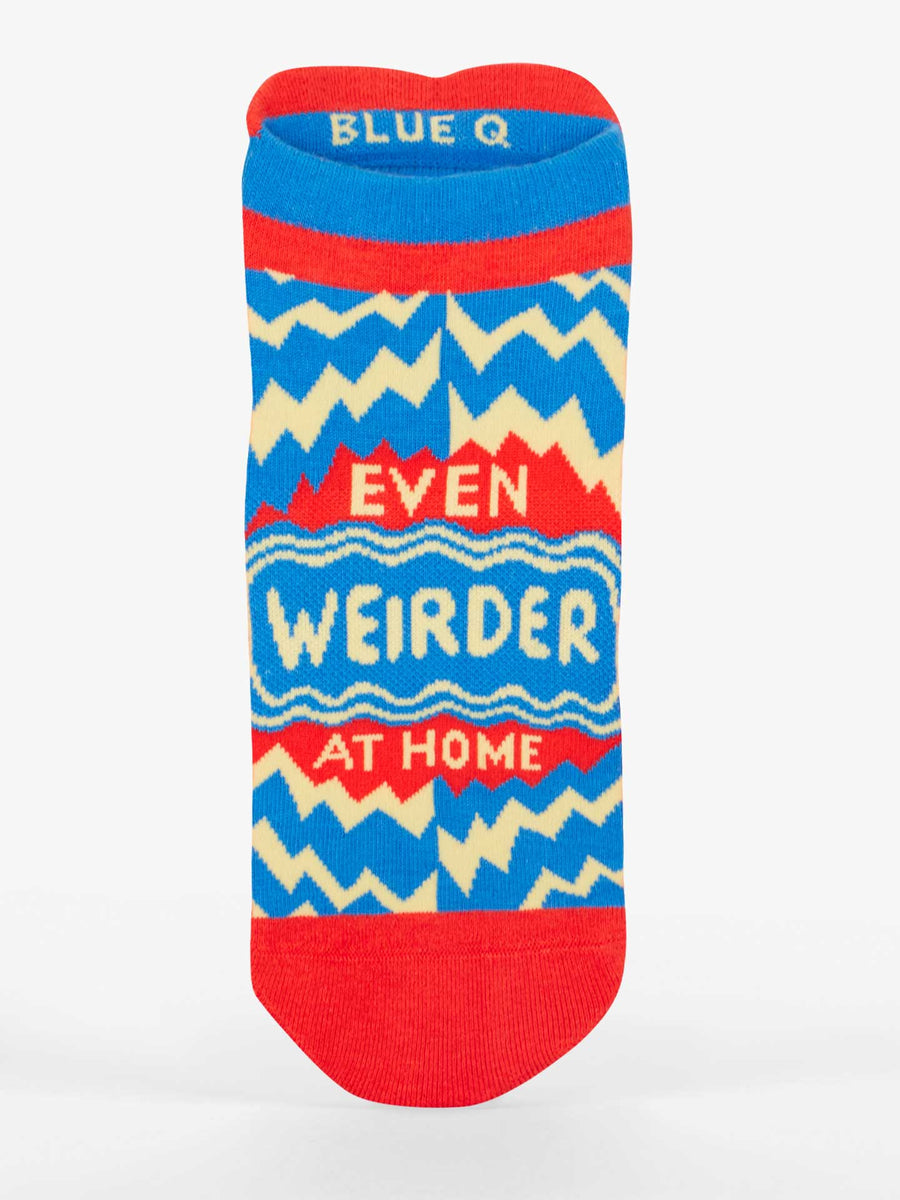 Even Weirder At Home Sneaker Socks – Blue Q