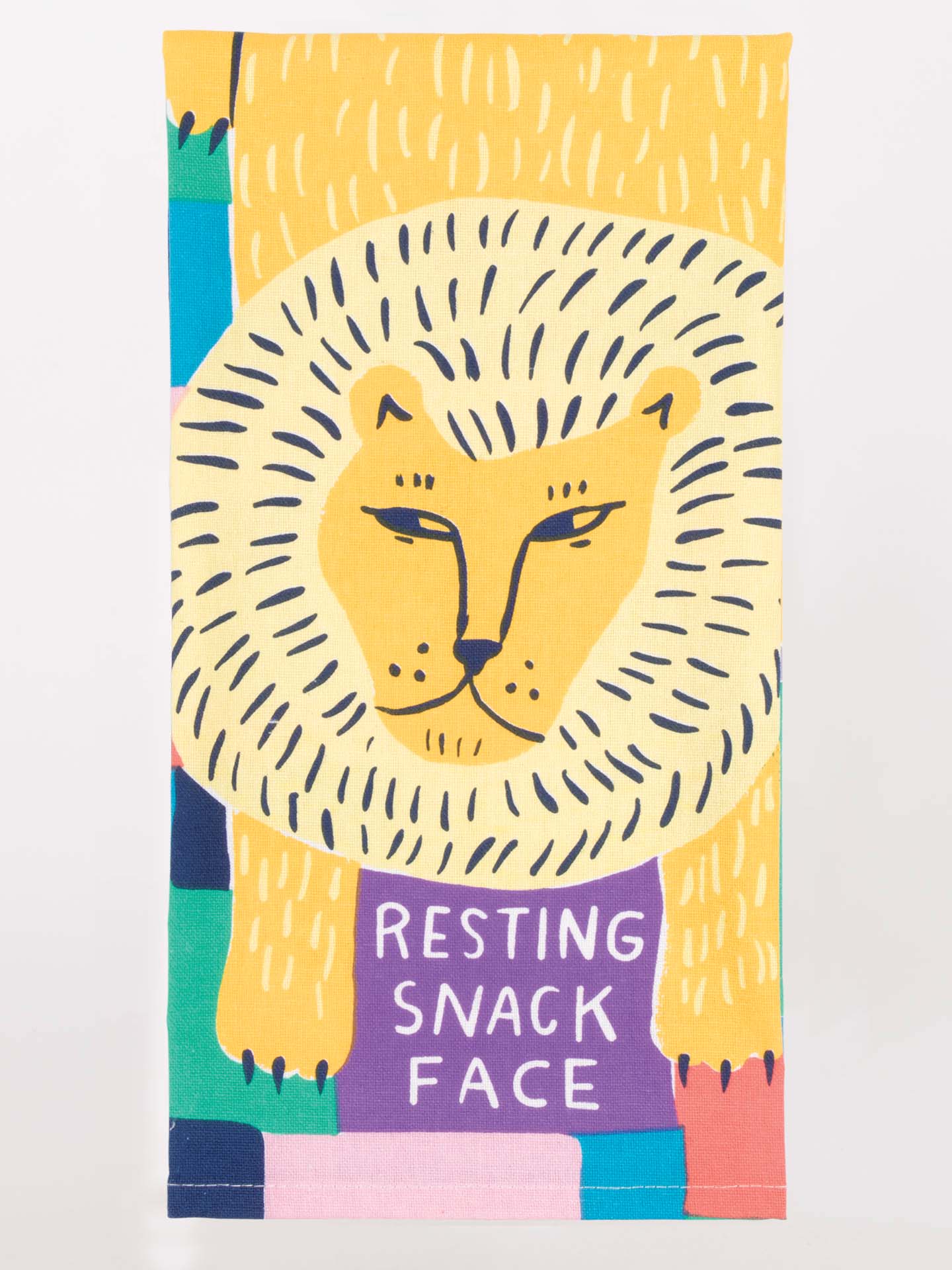 Details about   Blue Q "Resting Snack Face" Dish Towel