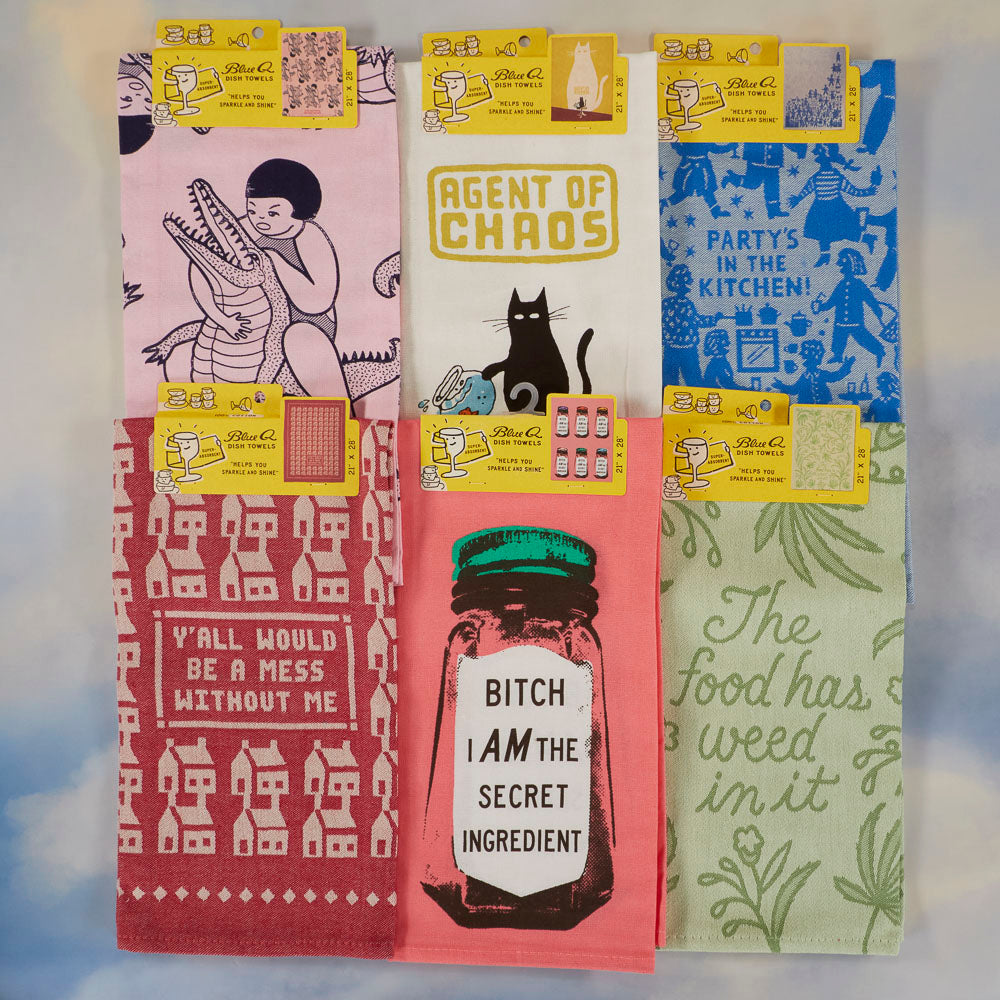 Lustiges Küchenhandtuch 'Life Is Better With Dogs' – Mikrofaser, 40x61 Cm