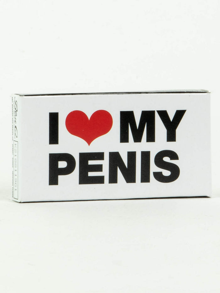 blue q I Heart My Penis Gum