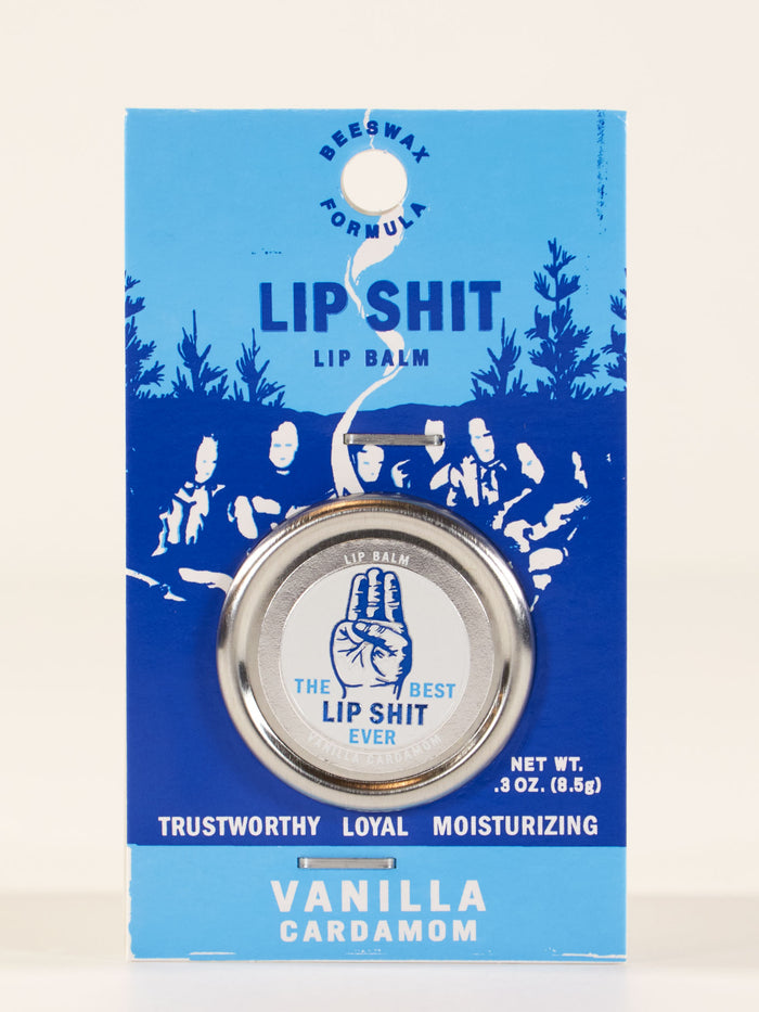 blue q Lip Shit Lip Balm-Vanilla Cardamom