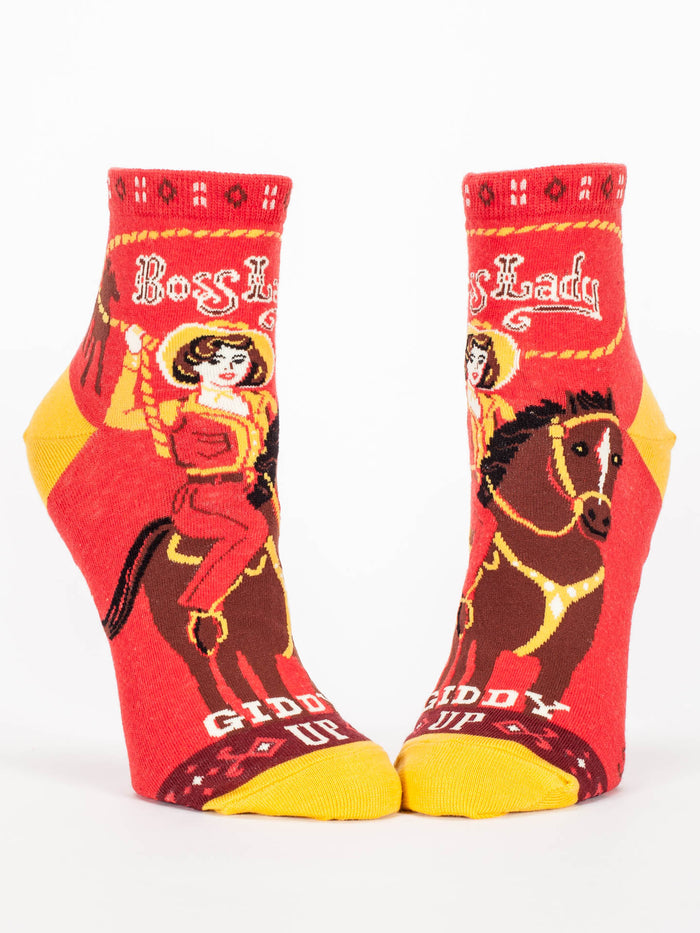 blue q Boss Lady W-Ankle Socks