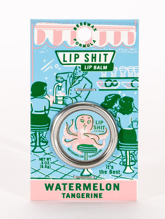 blue q Lip Shit Lip Balm-Watermelon Tangerine