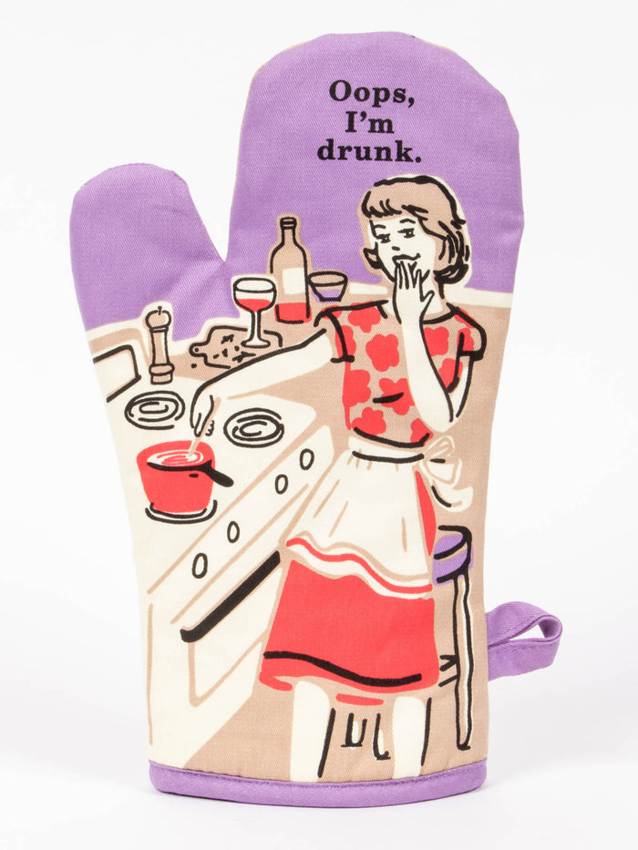 blue q Oops I'm Drunk Oven Mitt