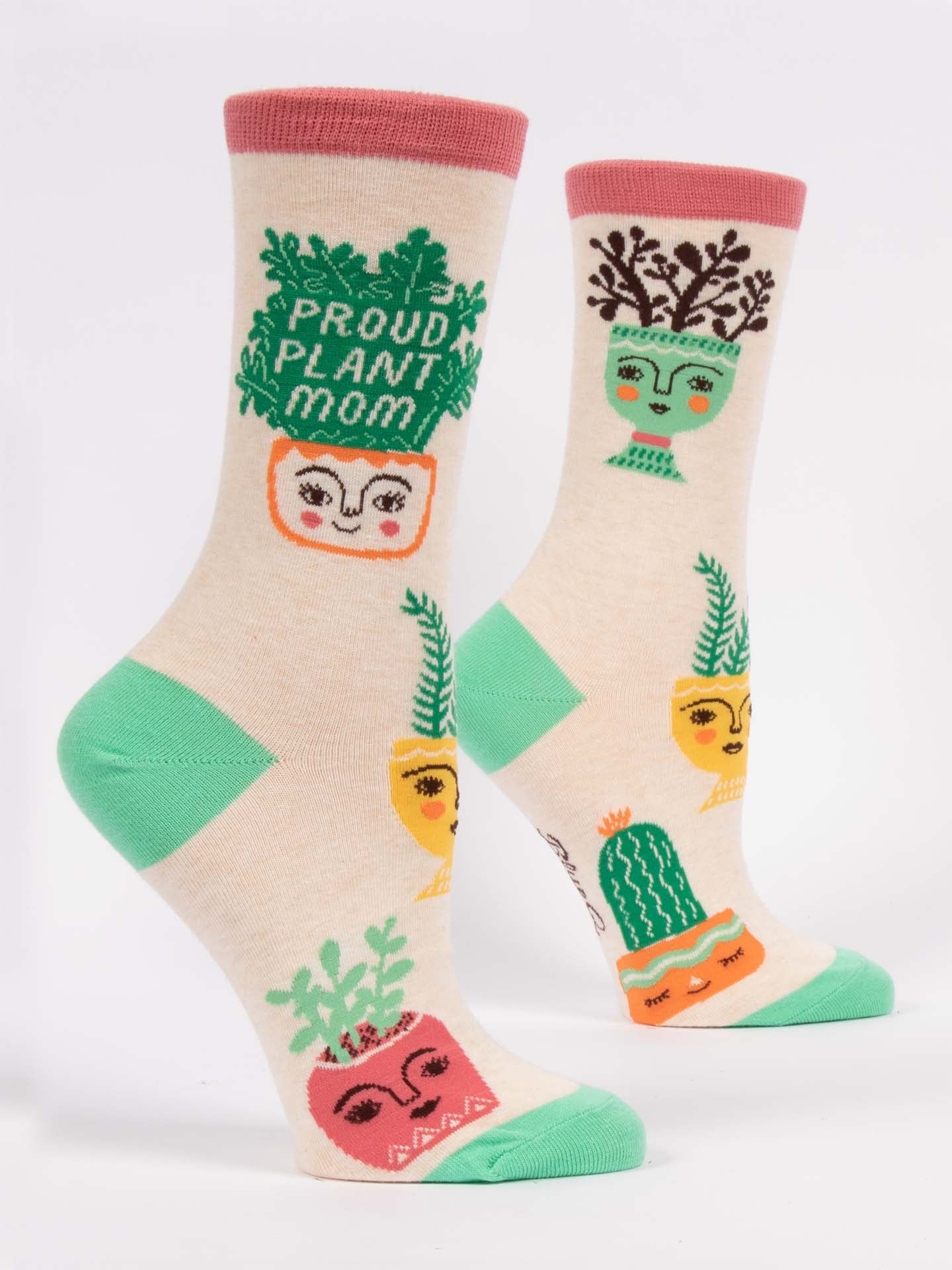 succulent socks Blue Q - Crew Socks