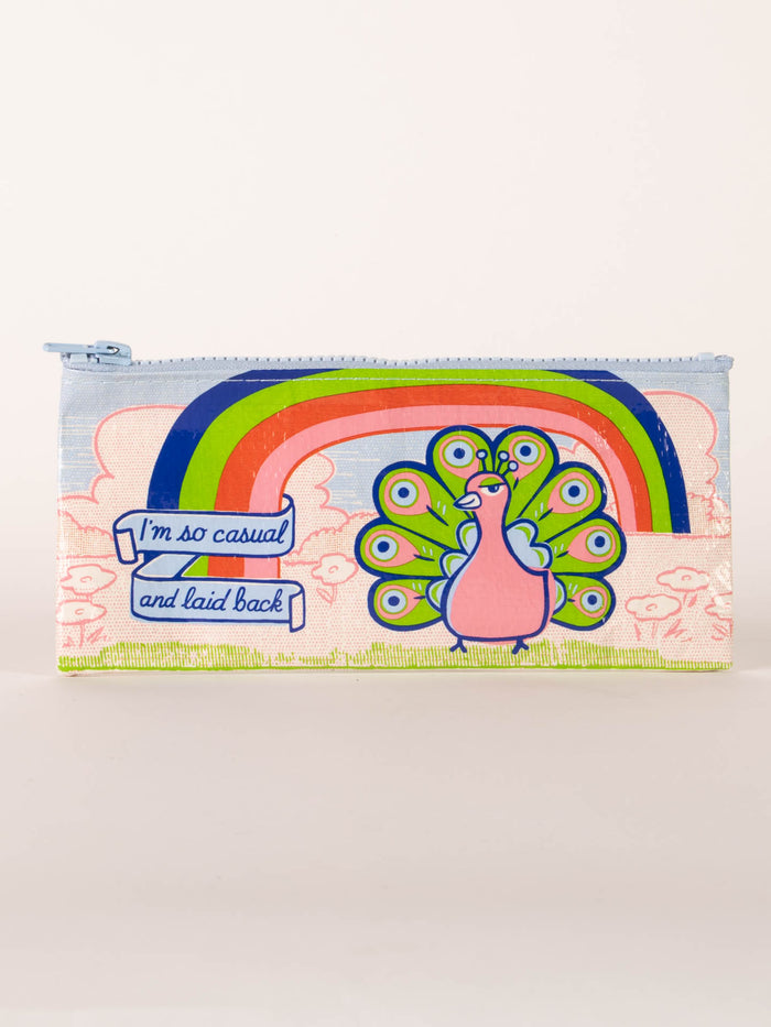 blue q I'm So Casual And Laid Back Pencil Case