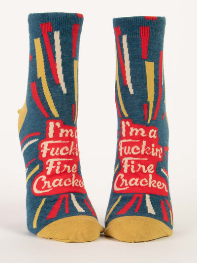 I'm A Fuckin' Firecracker W-Ankle Socks