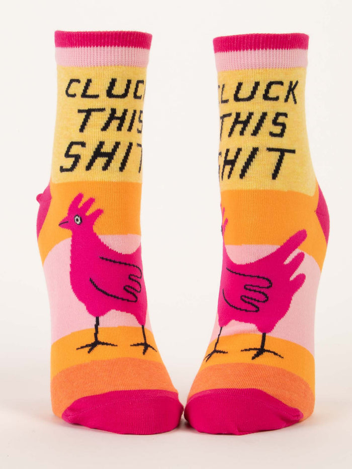 blue q Cluck This Shit W-Ankle Socks