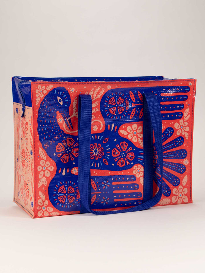 blue q Rare Bird Shoulder Tote