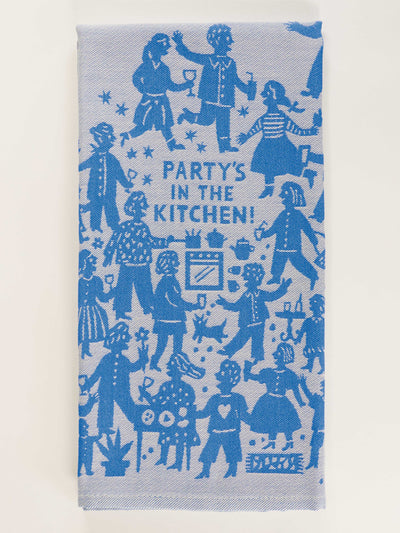 Party's In The Kitchen Dish Towel