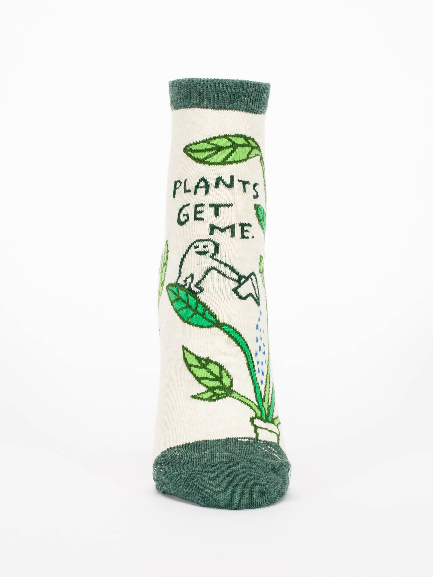 plant pot socks Plants Get Me W-Ankle Socks – Blue Q