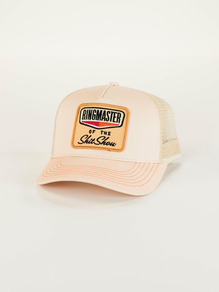 blue q Ringmaster Of The Shitshow Trucker Hat