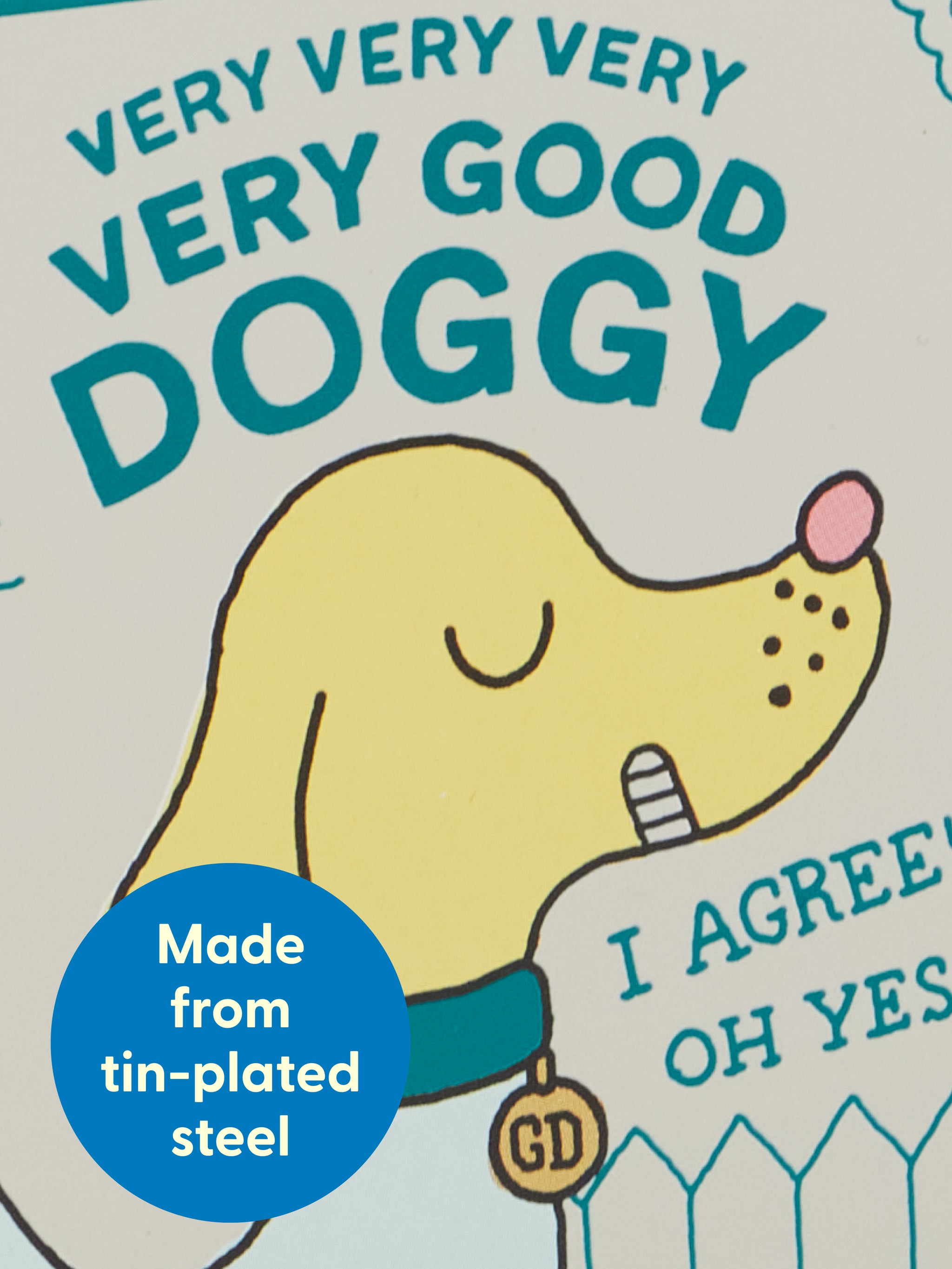 Very Very Very Very Good Doggy Pocket Box – Blue Q