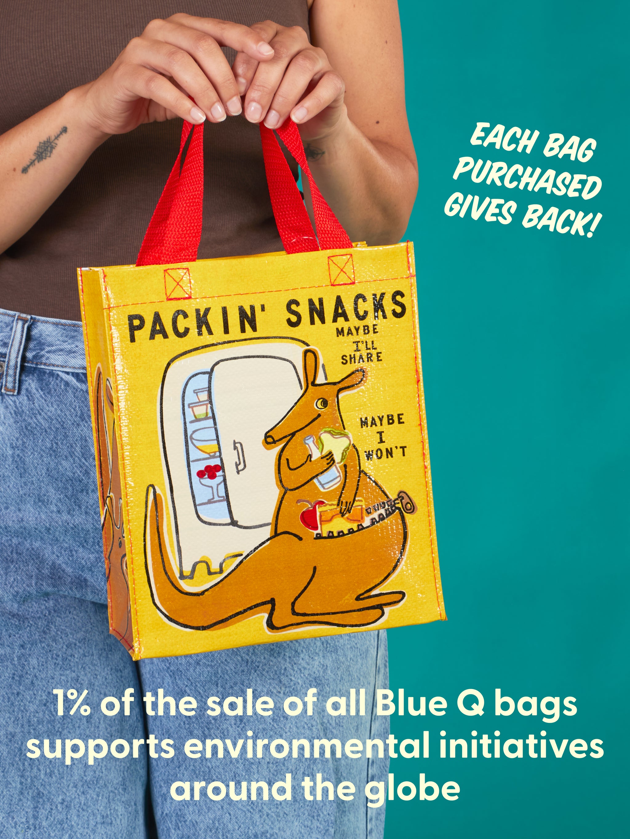 Burton × fragment design HANDY TOTE Packin' Snacks Handy Tote – Blue Q