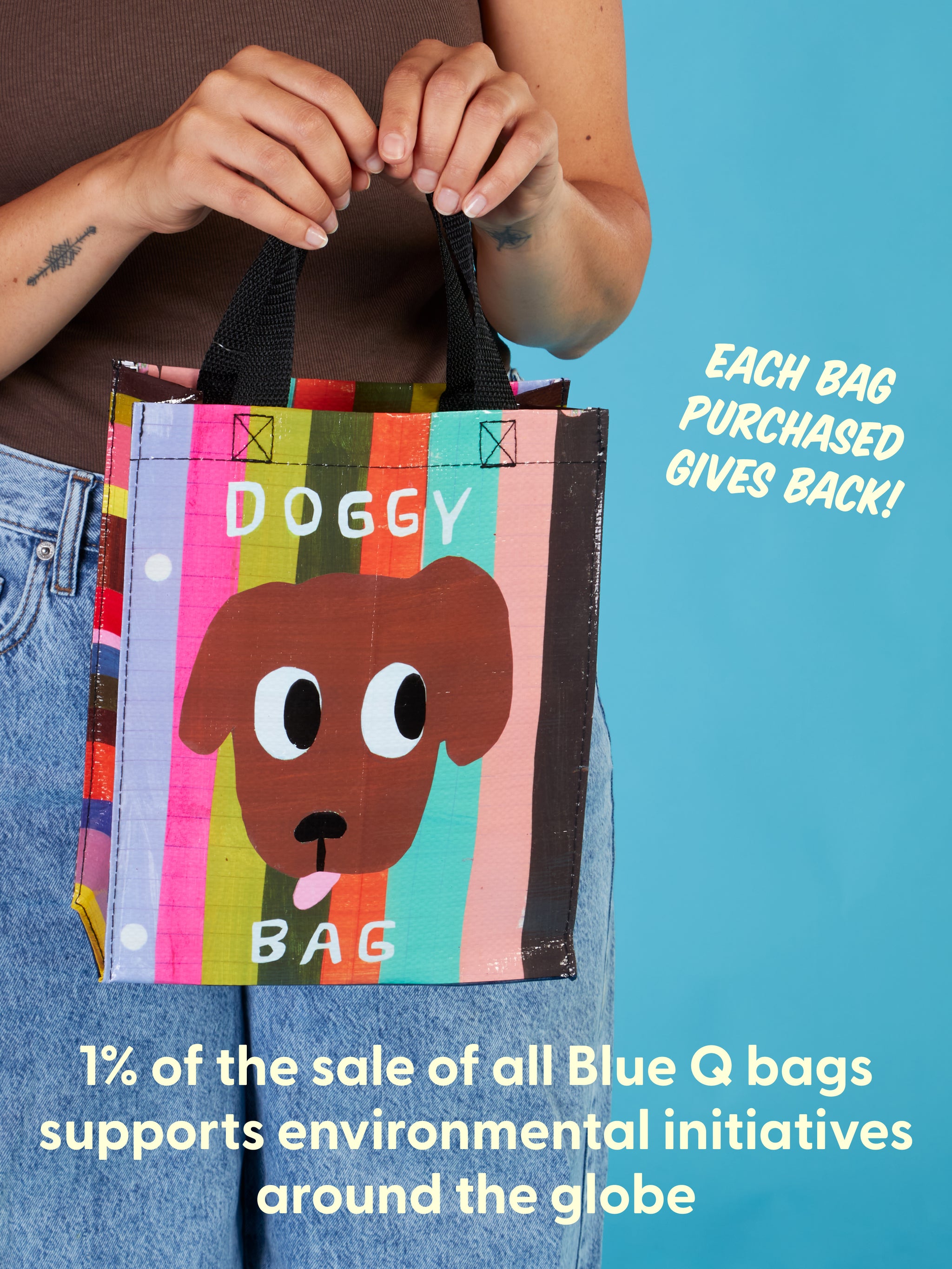 Doggy Handy Tote – Blue Q