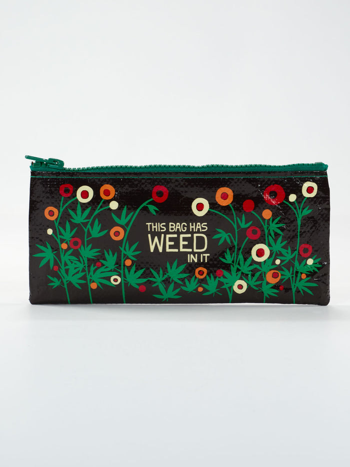 blue q This Bag Has Weed In It Pencil Case