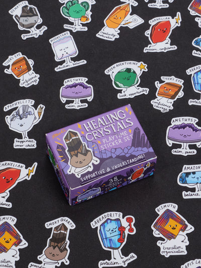 Healing Crystals Playtime Sticker Set