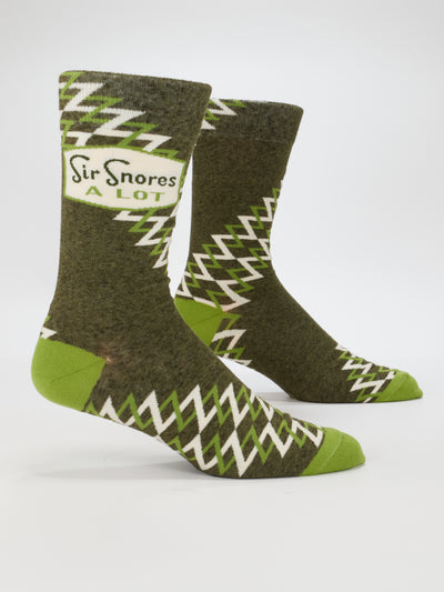 Sir Snores A Lot M-Crew Socks