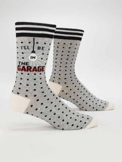 I'll Be In The Garage M-Crew Socks