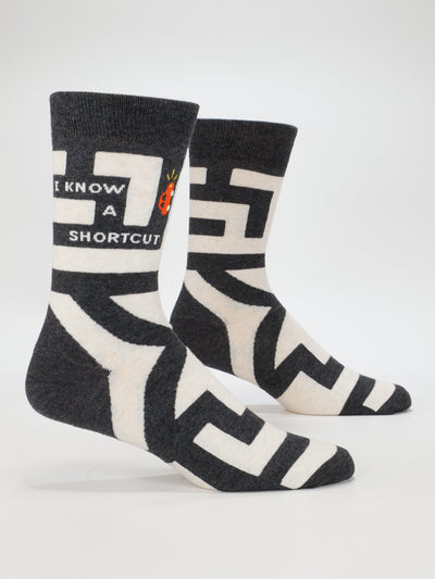 I Know A Shortcut M-Crew Socks