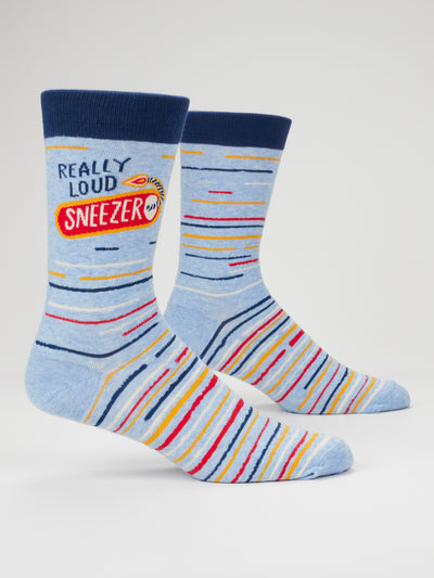 Really Loud Sneezer M-Crew Socks