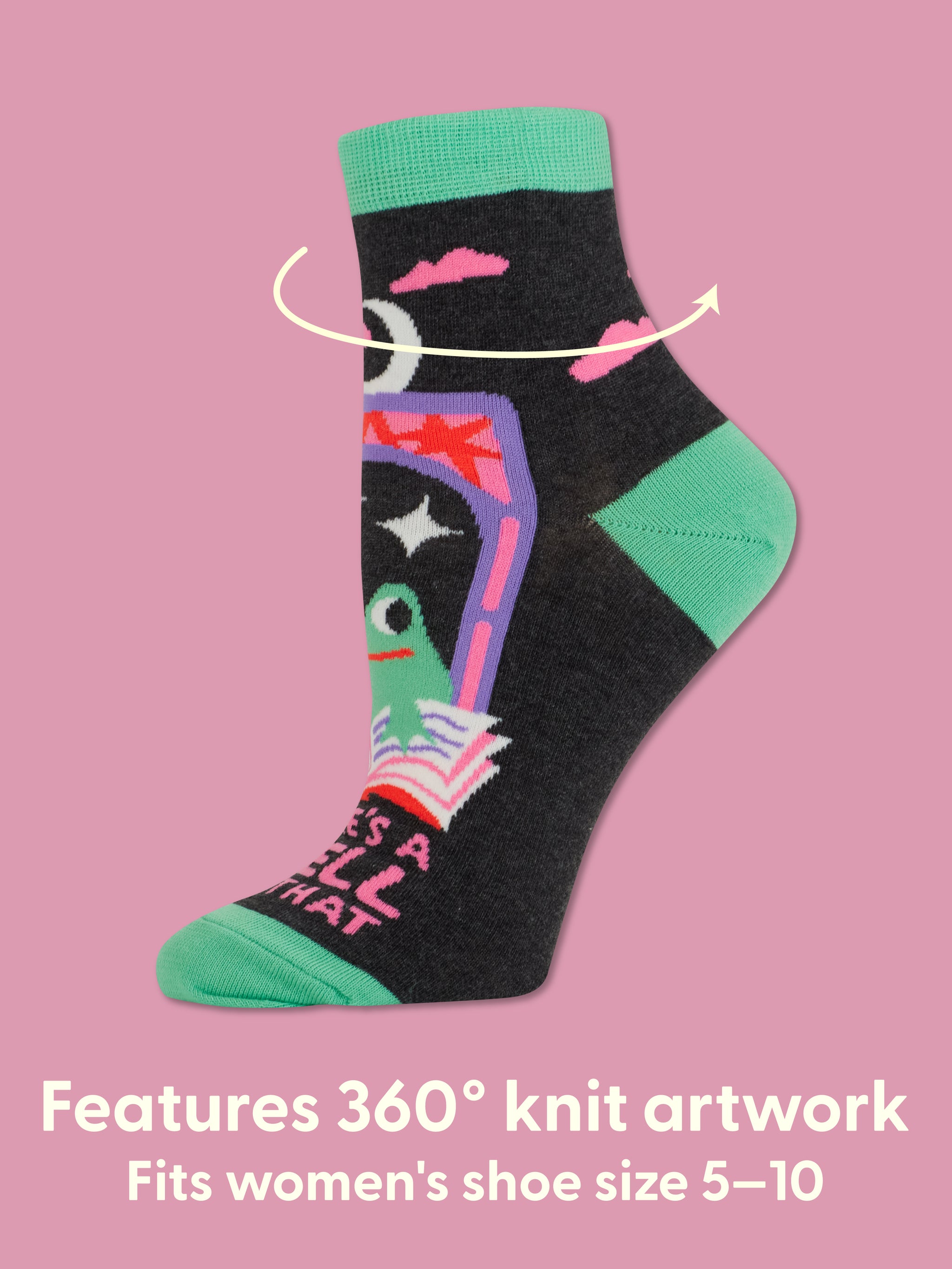 There's A Spell For That W-Ankle Socks – Blue Q