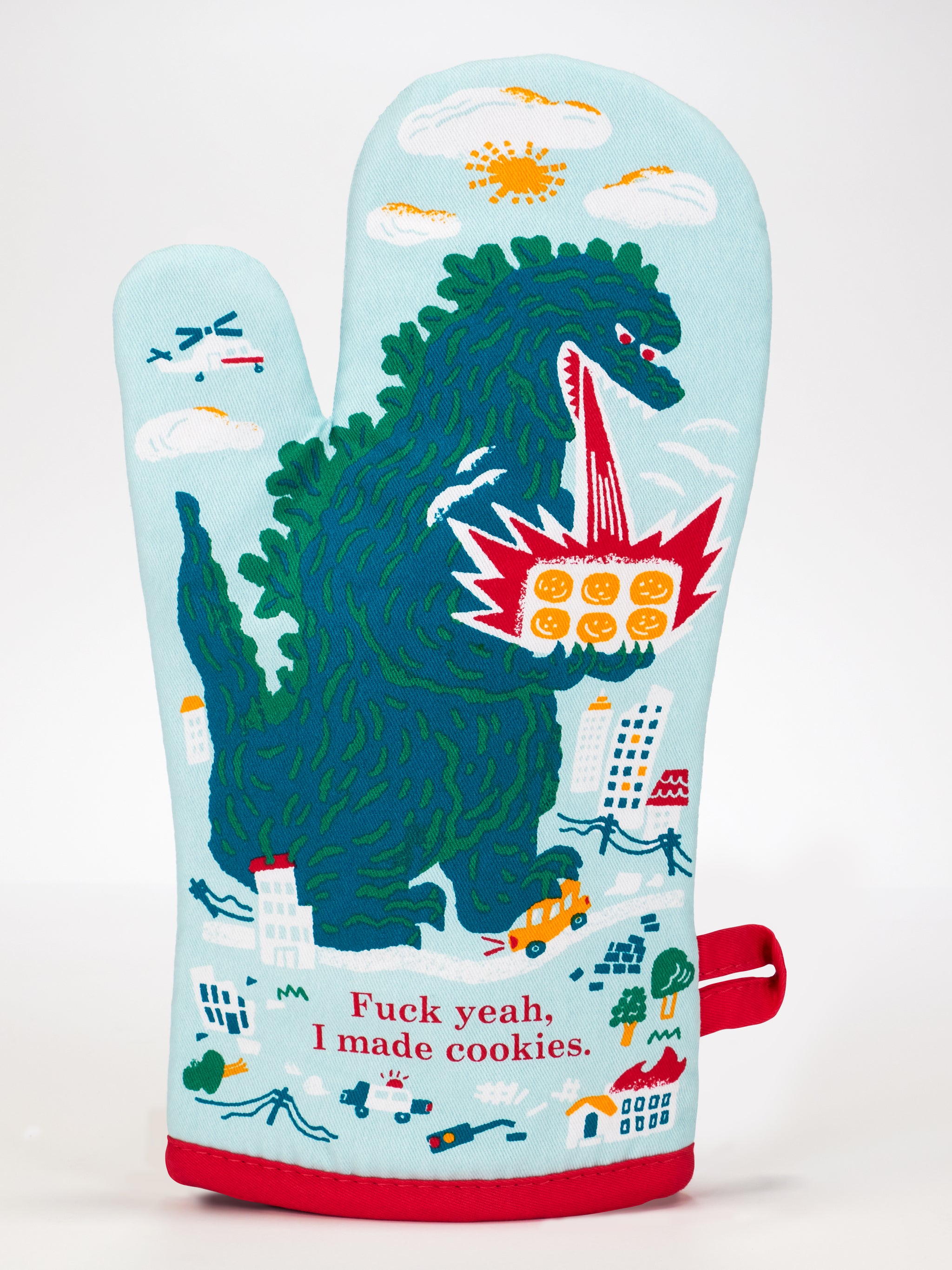 Fuck Yeah, I Made Cookies. Oven Mitt – Blue Q