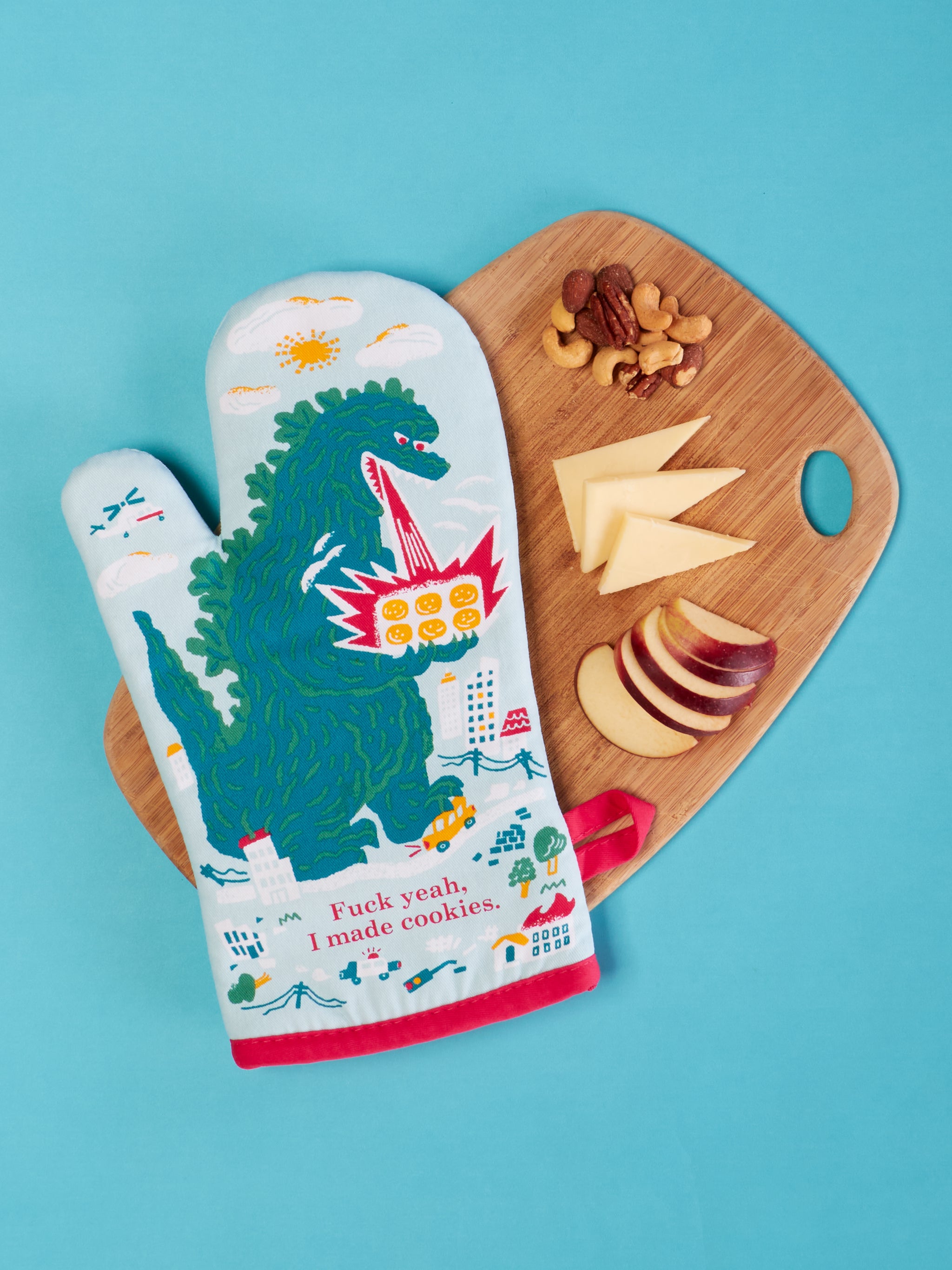 Fuck Yeah, I Made Cookies. Oven Mitt – Blue Q