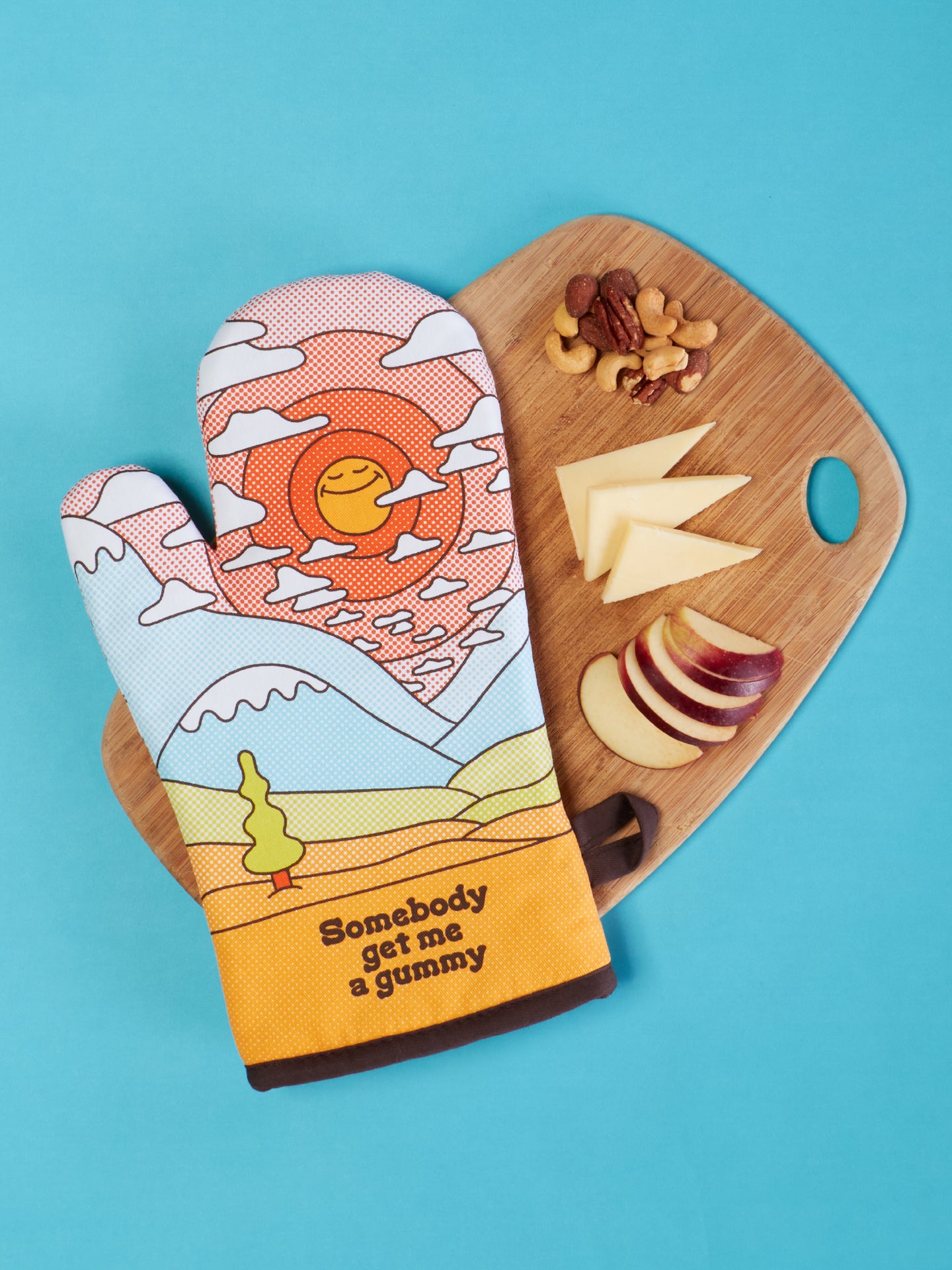 Somebody Get Me A Gummy Oven Mitt – Blue Q